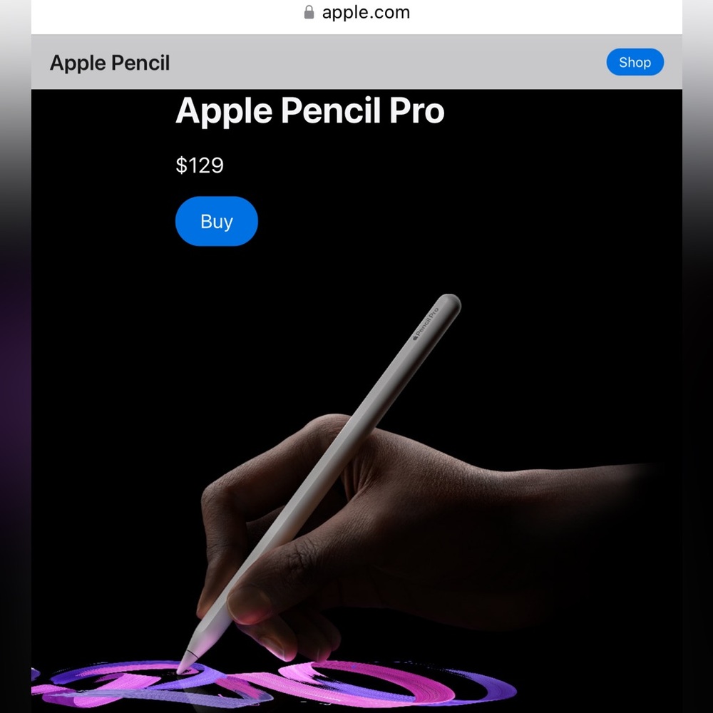Apple Pencil Pro Model A2538